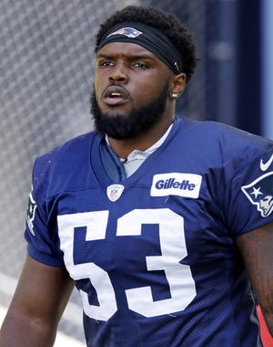Patriots rookie linebacker Ja'Whaun Bentley, shown before a practice in late July, was impressive in his preseason debut last Thursday against Washington, and was getting some of the reps with the first-team defense on Sunday.