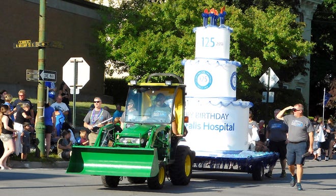 Little Falls Hospital was the grand marshal of Friday’s parade in honor of the hospital’s 125th anniversary.      

[DONNA THOMPSON/TIMES TELEGRAM]