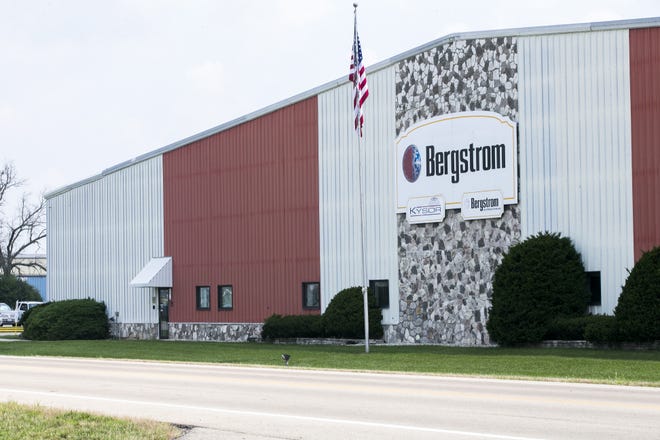 Bergrstom Inc. on Monday, Aug. 13, 2018, located at 5910 Falcon Road in Rockford. The Rockford City Council will consider $250,000 in Community Development Block Grants to incentivize a $2.5 million expansion of Bergstrom Inc. [ARTURO FERNANDEZ/RRSTAR.COM STAFF]