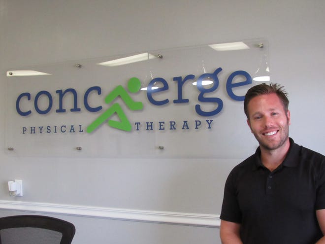 Dr. Sean Lordan started Concierge Physical Therapy in Boston several years ago and opened the first physical location in Sutton in April. [Photo by Robert Fucci]
