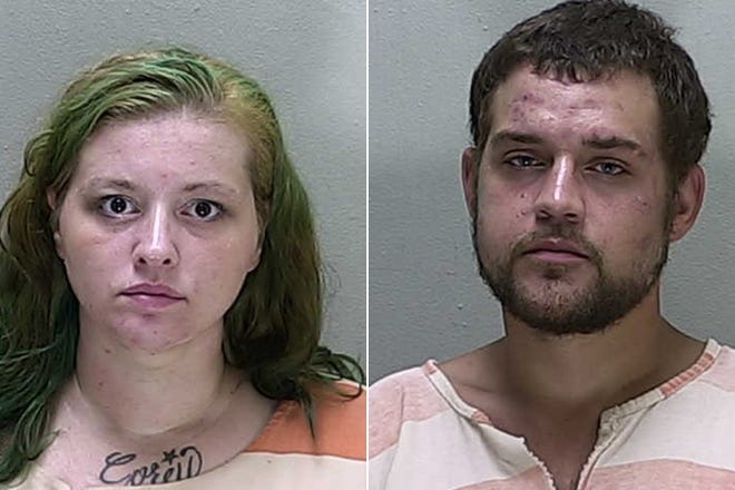 Adrienne L. McClure and Justin Pulliam. [Marion County Jail]