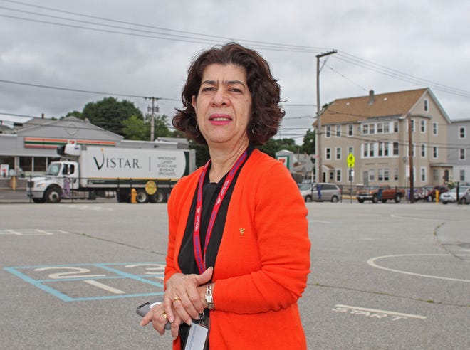Patricia Martinez, former head of the Rhode Island Department of Children, Youth and Families, is now helping lead a turnaround effort in the Central Falls schools. [The Providence Journal / Steve Szydlowski]