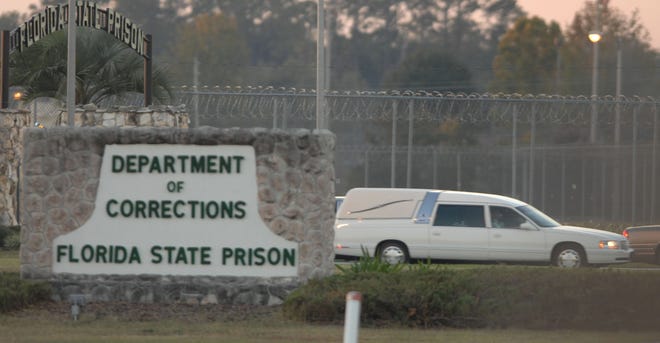 Florida State Prison is one of the state's largest prisons. Despite admissions declining for nine of the last 10 years, the prison budget is higher than it's ever been, posing a challenge for the next governor. [Bob Self/The Florida Times-Union]