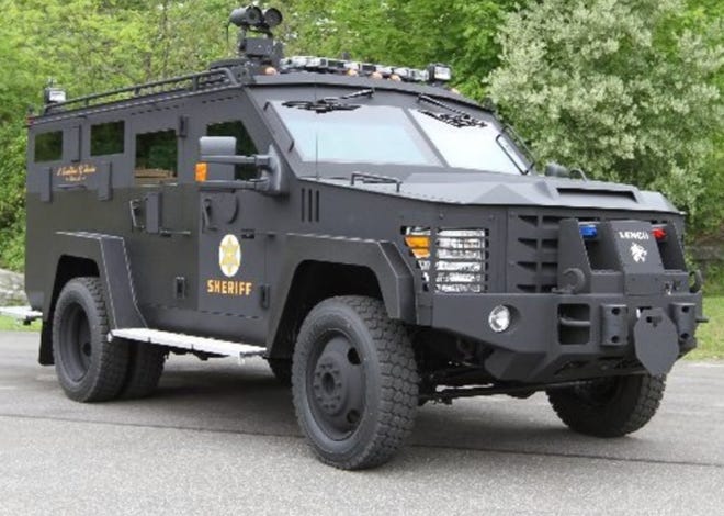The Lenoir County Sheriff's office is trying to ensure its protection during hostile situations with a new armored vehicle. [Submitted photo]