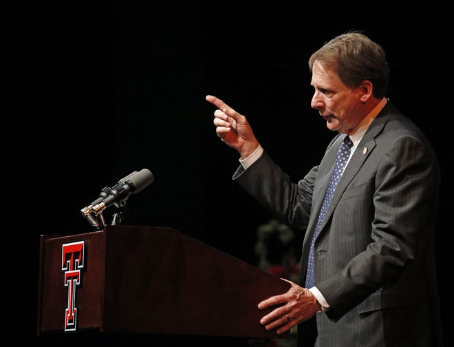 Robert Duncan, Texas Tech University System Chancellor, resigned on Monday following a Board of Regents meeting on Thursday, Aug. 9. [Brad Tollefson/A-J Media]