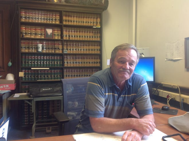 Webster Town Clerk Robert T. Craver has decided to work three days a week. [T&G Staff/Brian Lee]