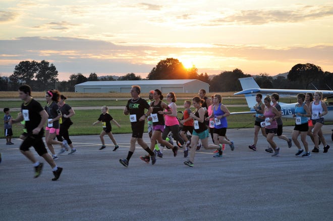Registration currently is open for the Kent State University Tuscarawas Alumni Association’s Glowway Run 5K run and 1.5-mile fun run to be held Sept. 22 at Harry Clever Airfield, 1834 E. High Ave., New Philadelphia. PHOTO PROVIDED