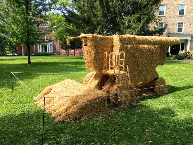 The U.S. National Straw Sculpting Competition will be open for its final weekend through Aug. 26. [PHOTO PROVIDED]