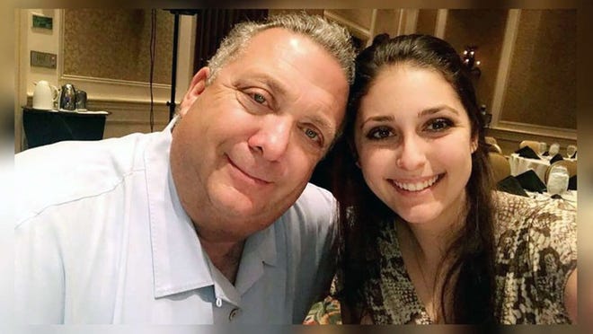 Farrah Fox, a West Boca Raton High School graduate and a student at UCF, was in critical condition Friday, July 20, 2018, at Delray Medical Center following a crash in Delray Beach on Sunday, July 15, 2018, involving an off-duty Palm Beach County sheriff's deputy. Her father, Ira Fox, is at left. (Photo provided by Ira Fox)