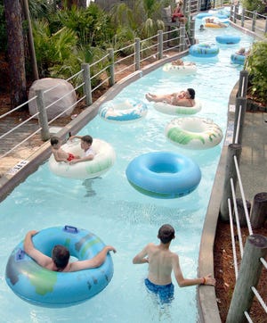 Visitors to Shipwreck Island Water Park in Panama City Beach can make their way down the Lazy River a few more times through Monday, Sept. 3. [NEWS HERALD FILE PHOTO]