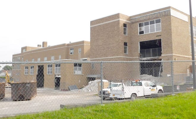 Capital project work will continue through the 2018-19 school year in the Central Valley Central School District, including at Gregory B. Jarvis Middle School, which will be closed for two years for renovations. Pictured is the back of the Jarvis building on Monday.     

[Stephanie Sorrell-White / Times Telegram]
