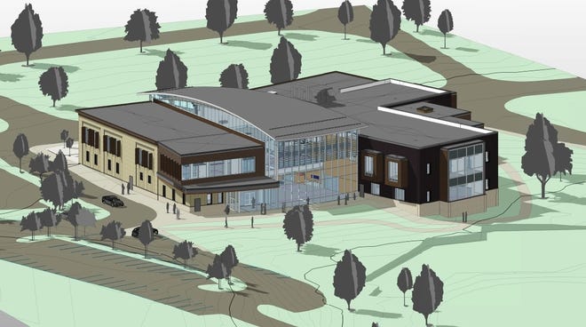 A rendering of the new Tufts Library. Courtesy photo.
