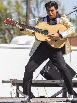 Elvis Tribute Artist Cote Deonath of Dunnellon comes to the Orange Blossom Opry in Weirsdale for two shows, Friday and Saturday. [GATEHOUSE MEDIA FILE]