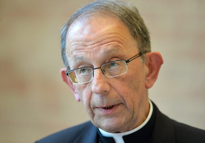 Erie Catholic Bishop Lawrence Persico said he backs the creation of a diocesan fund for abuse victims, a proposal that stops short of a key recommendation in the Aug. 14 grand jury report on child sex abuse. [CHRISTOPHER MILLETTE/ERIE TIMES-NEWS]