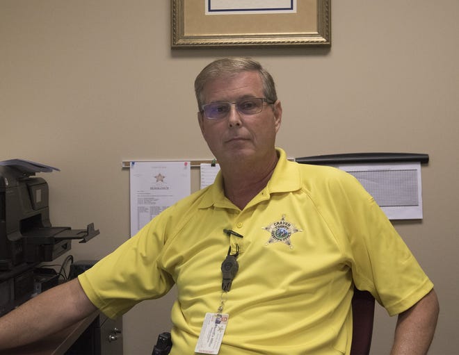 Sgt. Wes Heckman of the Craven County Sheriff's Office keeps track of all the sexual offenders in the county. [Bill Hand / Sun Journal Staff]
