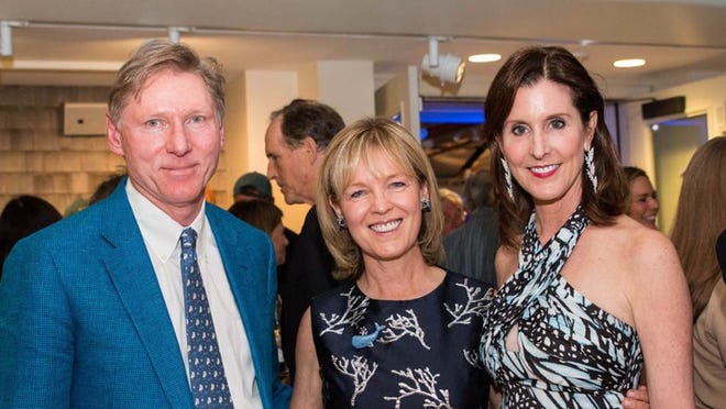 Honorees Rick and Janet Sherlund with event chairwoman Phoebe Tudor. Barbara Clarke Photography