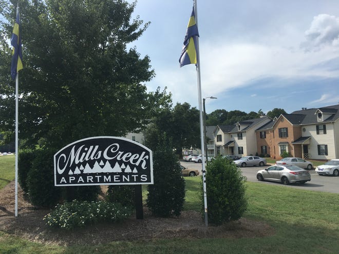 The owners of Mills Creek Apartments in Gastonia are asking for a rezoning that would allow a fourth phase of construction, adding 72 more units to the 200 already in place there. [Michael Barrett/The Gaston Gazette]