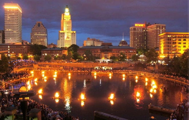 After Saturday's WaterFire, there are three full lightings remaining in 2018: Sept. 22, 29 and Nov. 10. [The Providence Journal, file / Sandor Bodo]