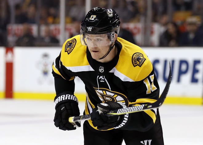 Though he played plenty with the Bruins last spring during their playoff run, forward Ryan Donato is off to Buffalo with a group of B's prospects to play in a tournament in Buffalo.
