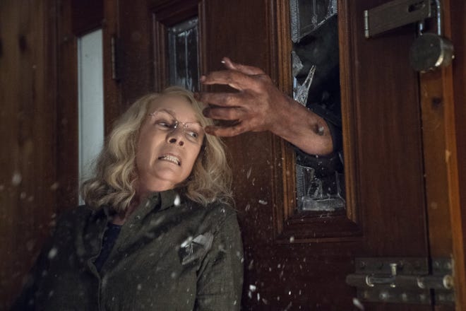 Jamie Lee Curtis is back in another sequel to "Halloween," in theaters nationwide on Oct. 19. [UNIVERSAL STUDIOS]