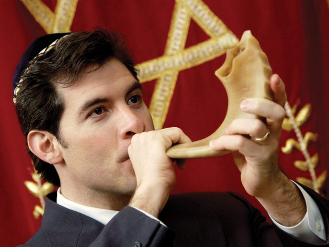 A ram's-horn trumpet used by ancient Jews in religious ceremonies and as a battle signal, the shofar is now sounded at Jewish High Holy Days ceremonies Rosh Hashanah and Yom Kippur. [Contributed]