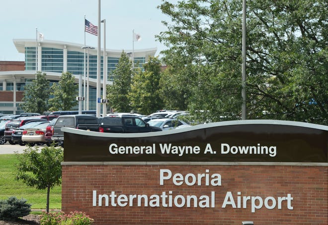 FRED ZWICKY/JOURNAL STAR FILE PHOTO The General Wayne A. Downing Peoria International Airport.