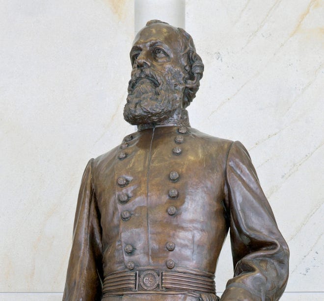 Confederate Gen. Edmund Kirby Smith was born in St. Augustine in 1824 and graduated from the U.S. Military Academy in 1845. In 1861, he resigned from the Army and joined the Confederate forces. [COURTESY OF THE ARCHITECT OF THE CAPITOL]