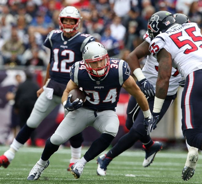 Rex Burkhead is dealing with a concussion.