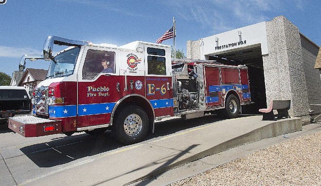 An architectural firm says that Pueblo Fire Department Station 6, 1325 E. Fourth St. on the East Side, and two sister stations need replacement. [CHIEFTAIN PHOTO/FILE]