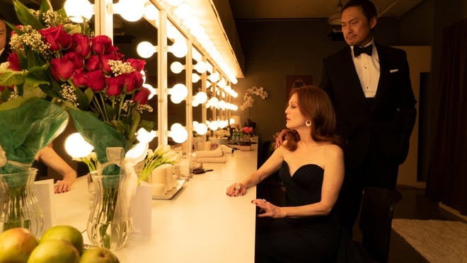 Julianne Moore and Ken Watanabe star in “Bel Canto.” Contributed by Screen Media Films