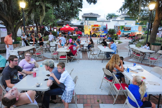 FOOD TRUCKS: From 5 to 8:30 p.m. the third Thursday of the month at Sunset Park in Mount Dora. Featuring 10 to 12 food trucks. Call 352-383-2165 or email chamber@mountdora.com. [Daily Commercial file]