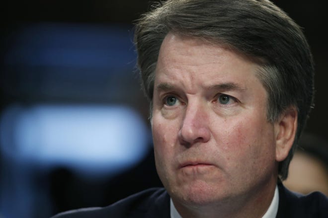 President Donald Trump's Supreme Court nominee, Brett Kavanaugh, is being accused of sexual misconduct when he was a teenager. [AP Photo/Alex Brandon, File]