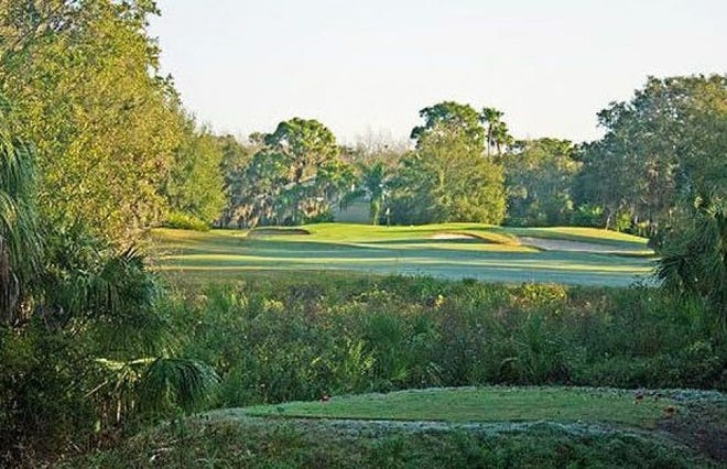 The River Club golf course.