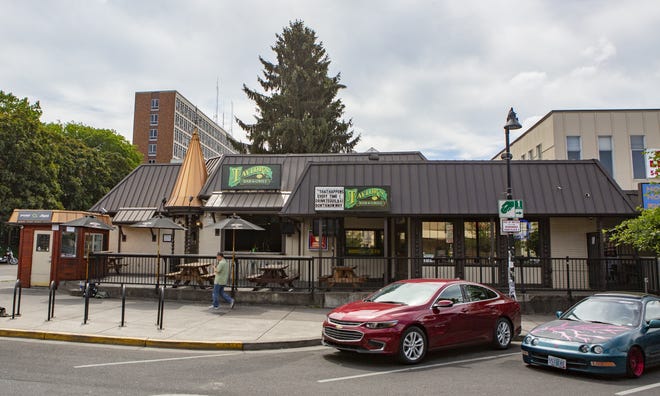 Taylor's Bar and Grill, founded in 1922, has long stood as a popular destination for University of Oregon students. The bar is located at 894 East 13th Ave. in Eugene. [Ben Lonergan/The Register Guard] - registerguard.com