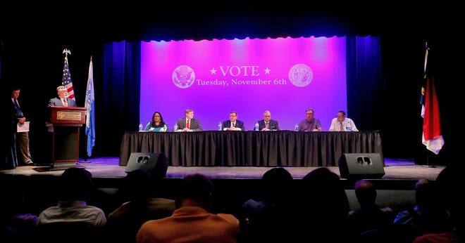 North Carolina House of Representatives and Senate candidates attend forum at Cleveland Community College on Thursday. [Brittany Randolph/The Star]