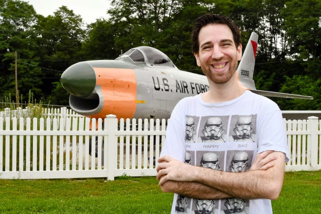B.J. Mendelson still enjoys a visit to Monroe's Airplane Park. His family moved to the area in the 1980s.