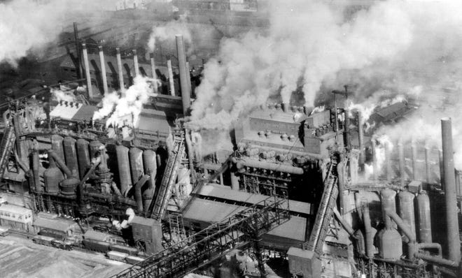 The Jones & Laughlin Steel Mill in Aliquippa.