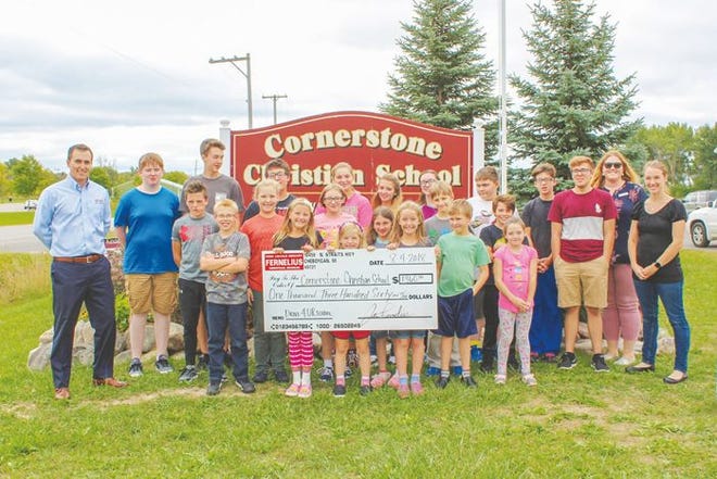 Fernelius Ford Lincoln partnered with Ford Motor Company to hold a fundraiser for Cornerstone Christian School last month, bringing in more than $1,300.