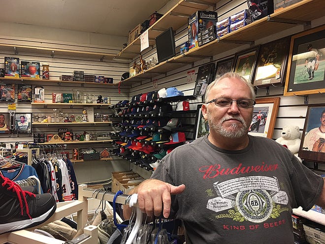 Jim Smith has added a resale shop in his Universal Sporting Goods location at 120 E. Main St. [TOM LOEWY/The Register-Mail]