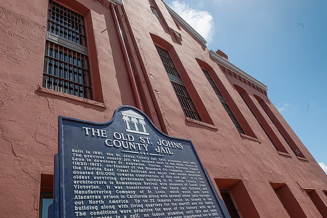 The Old Jail on San Marco Avenue in St. Augustine served as the St. Johns County jail from 1891-1953. The building is now a popular tourist attraction run by Historic Tours of America. [PETER WILLOTT/THE RECORD]