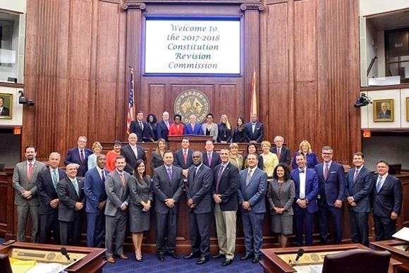 Florida's 2017-18 Constitution Revision Commission. [CRC photo]