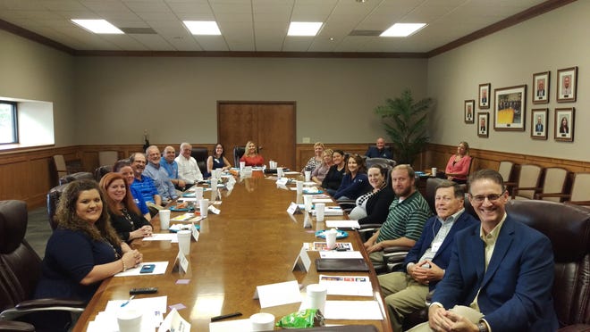 United Way of Davidson Couny officials met Friday to discuss the first month of the organization's annual campaign. [Contributed photo]