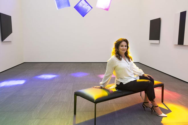 Simone Wicha, director of the Blanton Museum of Art, is making the UT institution into a player on the global art scene. [Lynda M. Gonzalez/American-Statesman]