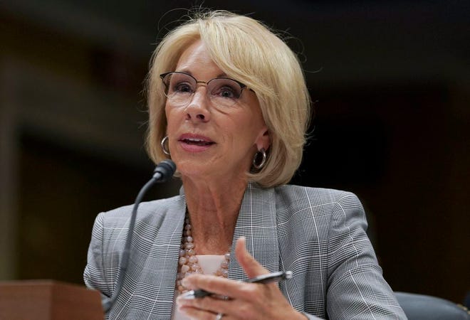 Education Secretary Betsy DeVos (AP Photo/Carolyn Kaster, File)