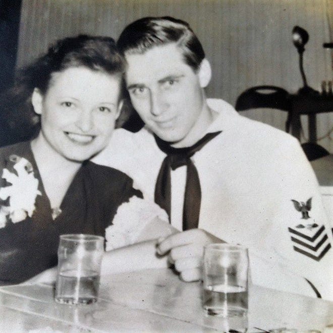 A photo from the early '40s shows Louis Jendrusch and his wife, Edna, who were married for 62 years. Courtesy photo