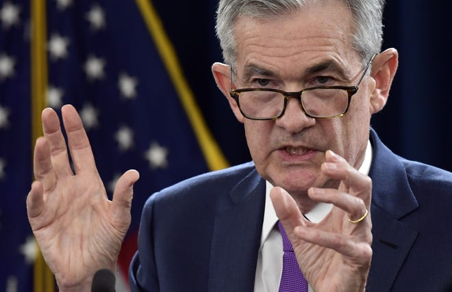 Federal Reserve Chairman Jerome Powell speaks during a news conference in Washington, on Sept. 26. The Federal Reserve has raised a key interest rate for the third time this year in response to a strong U.S. economy and signaled that it expects to maintain a pace of gradual rate hikes. [AP Photo/Susan Walsh]