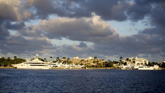 The Australian Dock, left, and Peruvian Dock are part of the Town Docks, which is the only public marina in Palm Beach. Meghan McCarthy / Daily News File Photo