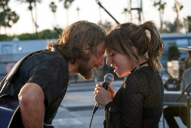 Bradly Cooper and Lady Gaga in "A Star is Born." [Warner Bros.]
