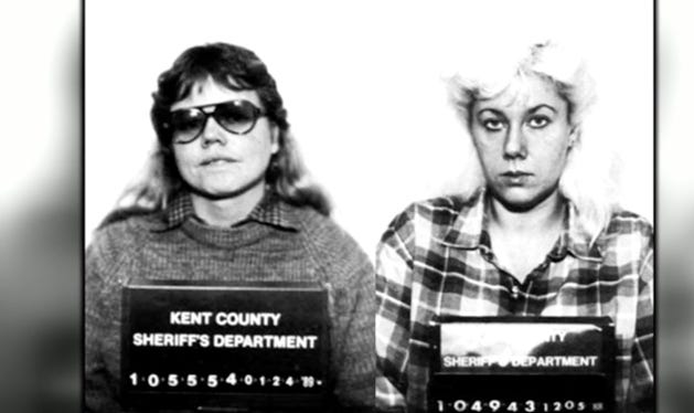 Gwendolyn Graham (left) and Catherine Wood were convicted of killing five patients in 1987 at a Walker nursing home. Wood (right), now 57, has served 29 years of her 20- to 40-year sentence. Graham, 55, was sentenced to life in prison with no chance for parole. [WOOD TV-8]