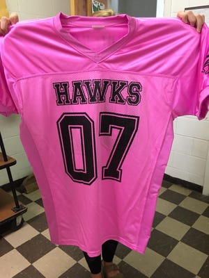 North Lenoir is having a "Pink Out" game to honor cancer survivors and victims. They will wear pink jerseys with someone the player knows who battled against cancer. [Submitted by Jim Collins]